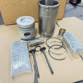 Repair Kit for Mitsubishi Diesel Engine 6D22 Cylinder Liner and Piston Rings for Excavators